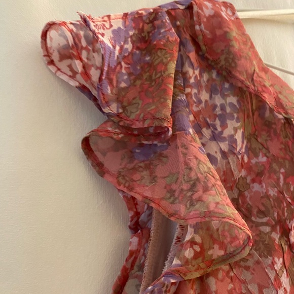 Pretty, Pink Slip-on Ruffled Dress - Picture 11 of 12